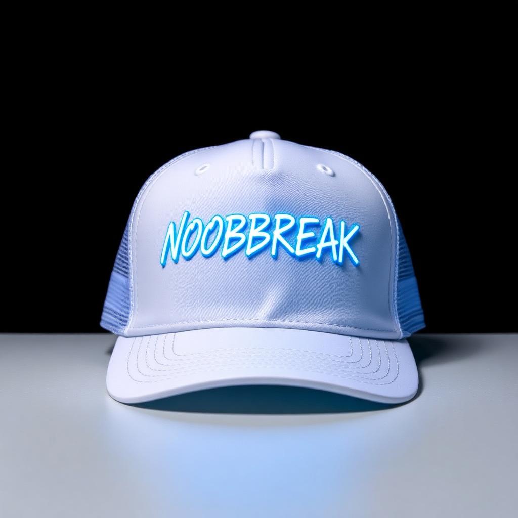 Boné Trucker Noobreak — Branco